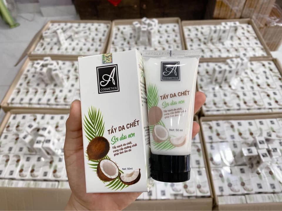 Tẩy tế bào chết sợi dừa non A Cosmetics Tẩy tế bào chết sợi dừa non A Cosmetics