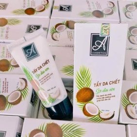 Tẩy da chết sợi dừa non A Cosmetics chính hãng Mỹ Phẩm Phương Anh
