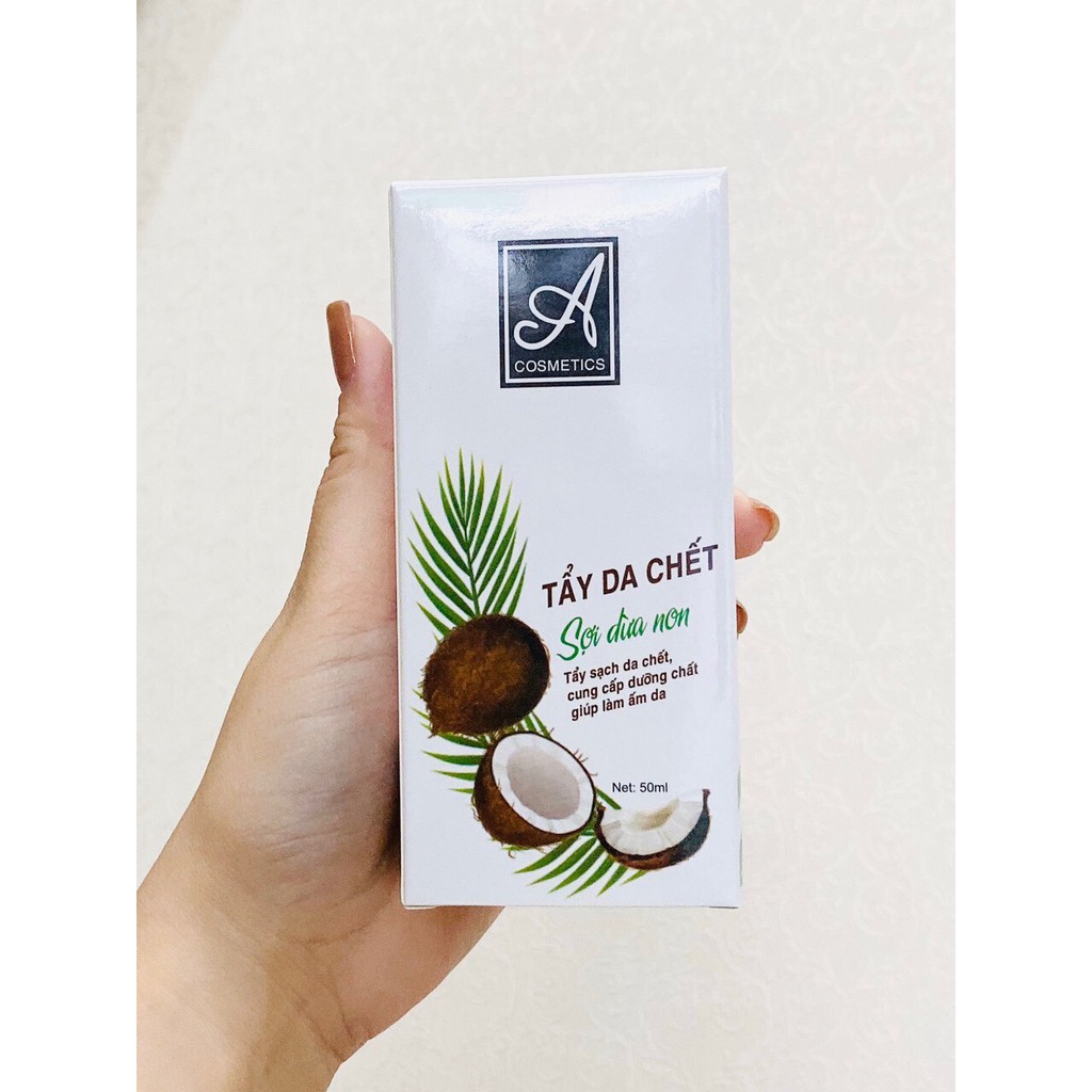 Tẩy tế bào chết sợi dừa non A Cosmetics Tẩy tế bào chết sợi dừa non A Cosmetics