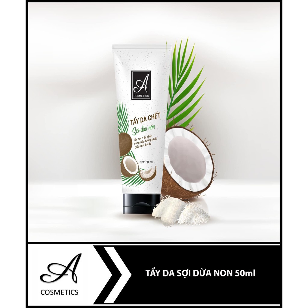 Tẩy tế bào chết sợi dừa non A Cosmetics Tẩy tế bào chết sợi dừa non A Cosmetics