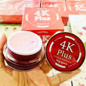 Kem trị mụn ban đêm 4K Plus Goji Berry Thái Lan chính hãng