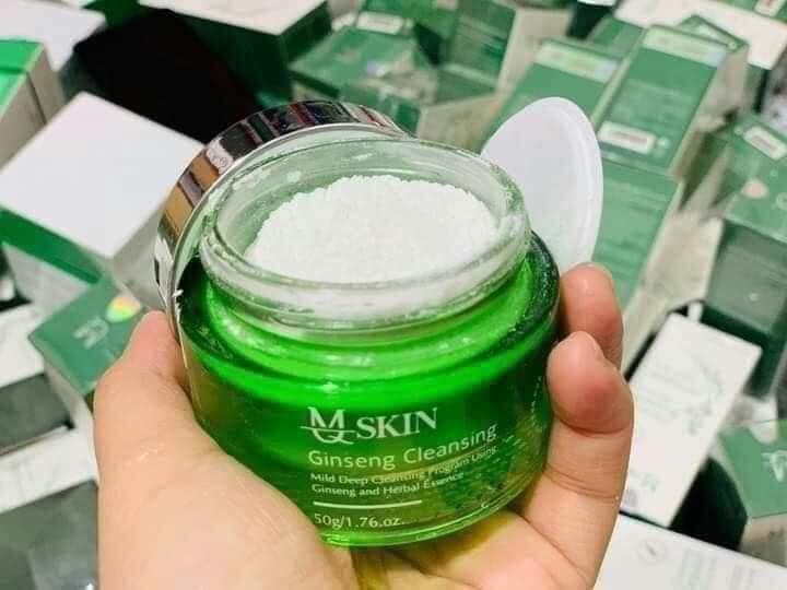 Bột rửa mặt nhân sâm MQ Skin chính hãng