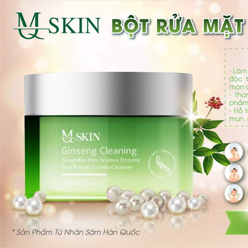 Bột rửa mặt MQ Skin nhân sâm Bột rửa mặt MQ Skin nhân sâm