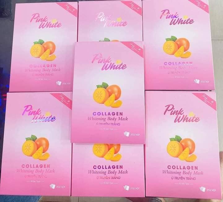 Ủ trắng body Pink White Collagen Ủ trắng body Pink White Collagen