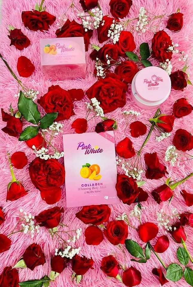 Ủ trắng body Pink White Collagen Ủ trắng body Pink White Collagen