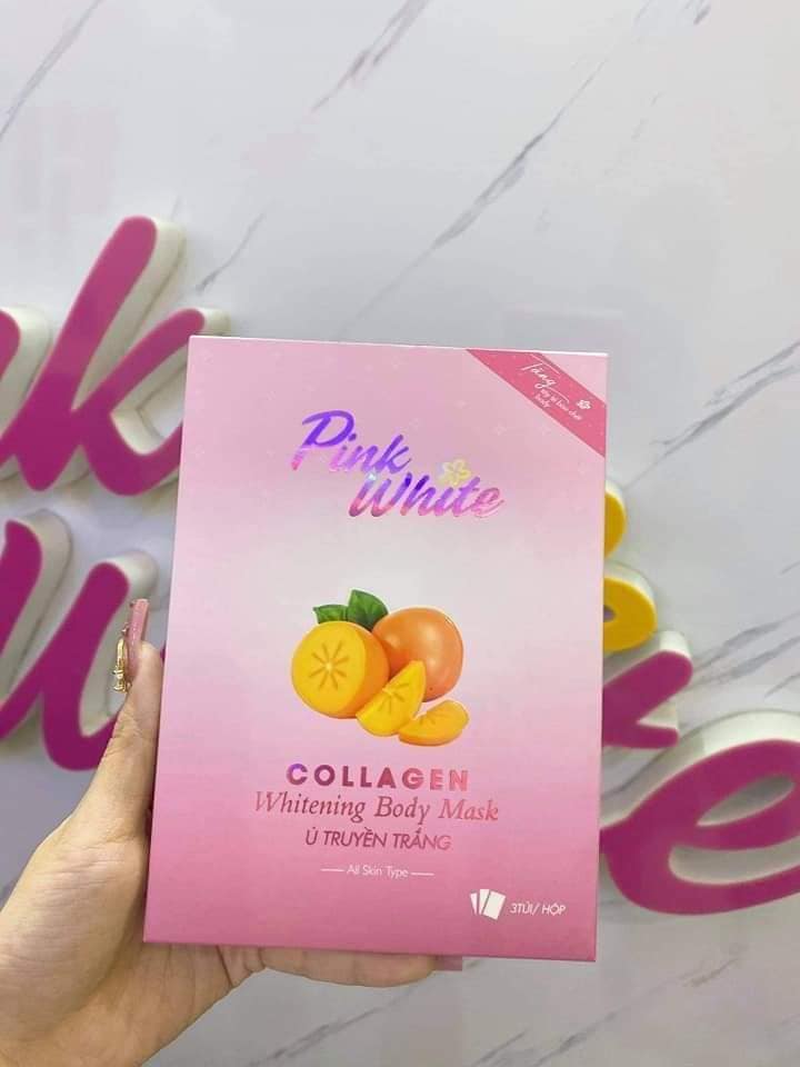 Ủ trắng body Pink White Collagen Ủ trắng body Pink White Collagen