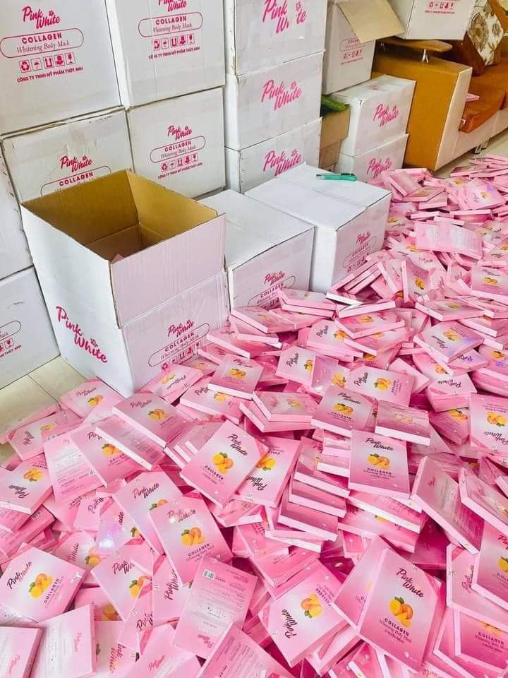 Ủ trắng body Pink White Collagen Ủ trắng body Pink White Collagen