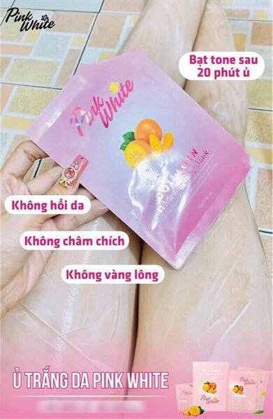 Ủ trắng body Pink White Collagen Ủ trắng body Pink White Collagen