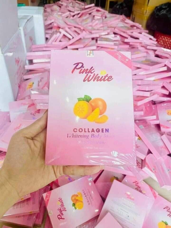Ủ trắng body Pink White Collagen Ủ trắng body Pink White Collagen