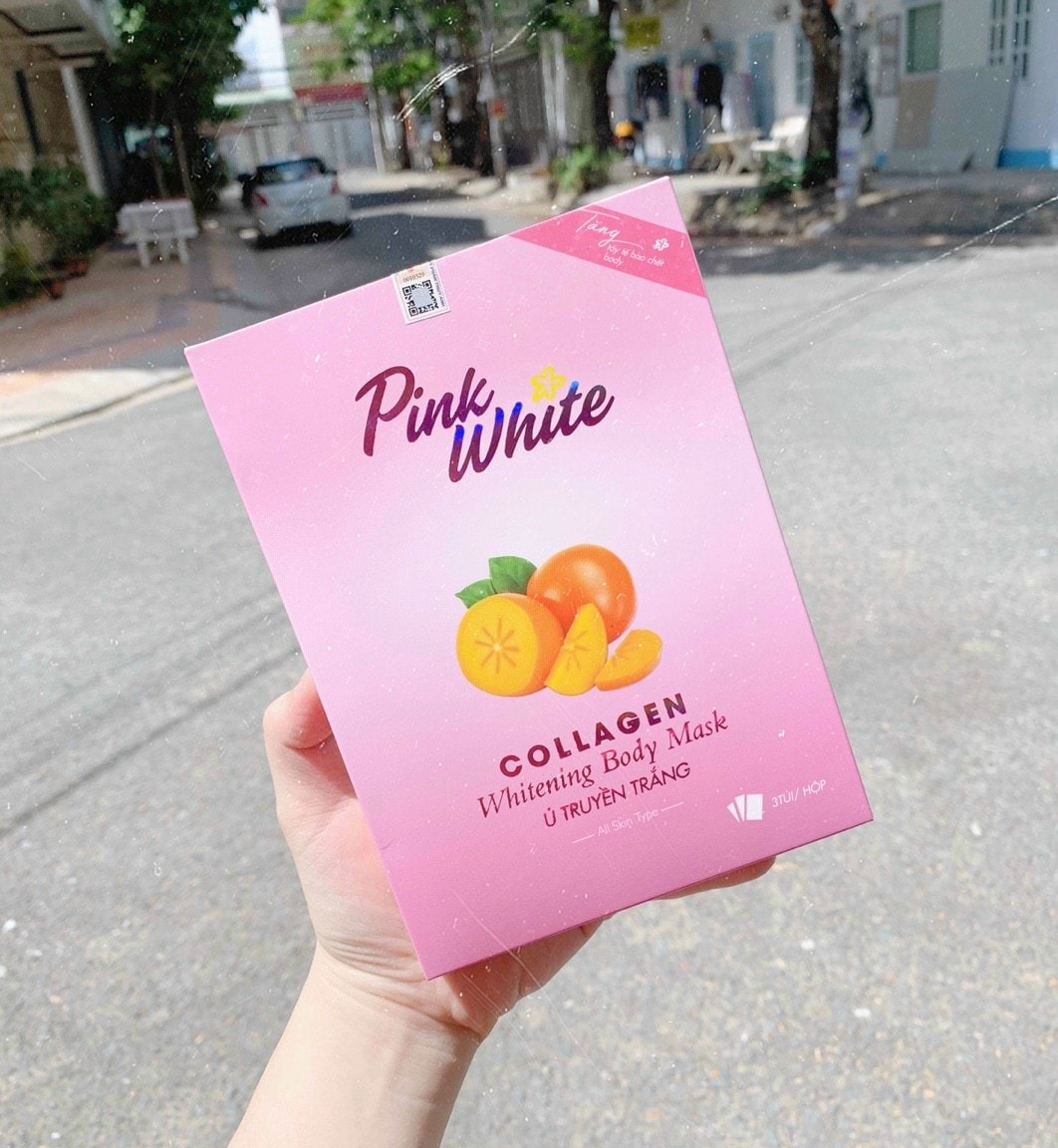 Ủ trắng body Pink White Collagen Ủ trắng body Pink White Collagen