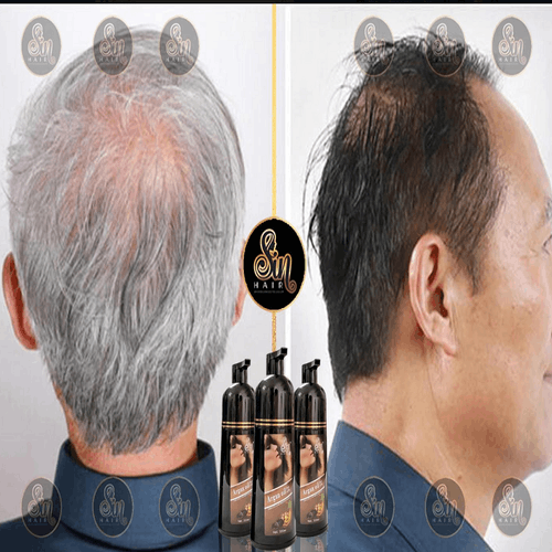 Bỏ sỉ dầu Gội Phủ Bạc Sin Hair Màu Đen