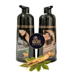 Dầu gội phủ bạc nhân sâm SIN HAIR chính hãng