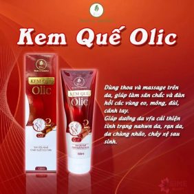 Kem tan mỡ Olic - Kem quế chính hãng