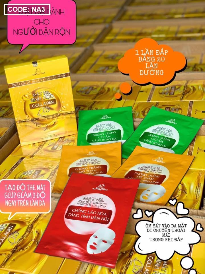 Mặt nạ sinh học Collagen X3 Đông Anh Mặt nạ sinh học Collagen X3