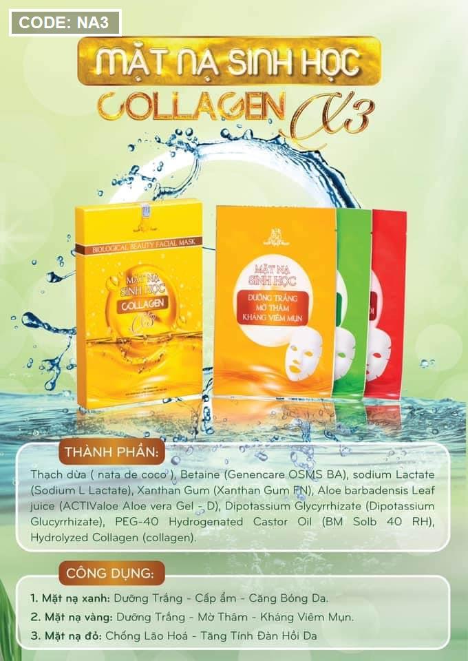 Mặt nạ sinh học Collagen X3 Đông Anh Mặt nạ sinh học Collagen X3