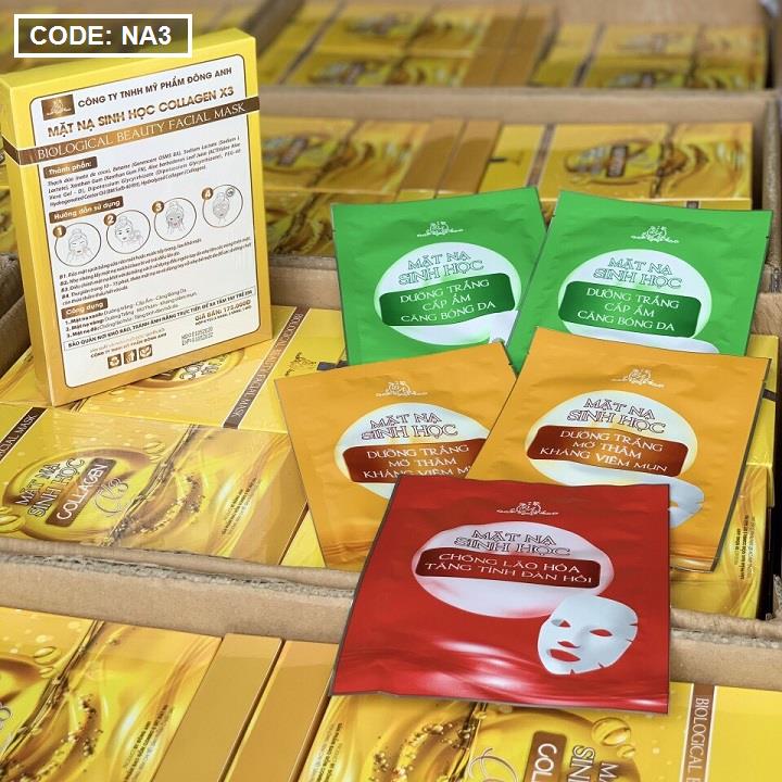Mặt nạ sinh học Collagen X3 Đông Anh Mặt nạ sinh học Collagen X3