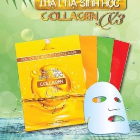 Hộp 5 miếng Mặt nạ sinh học Colagen X3 chính hãng
