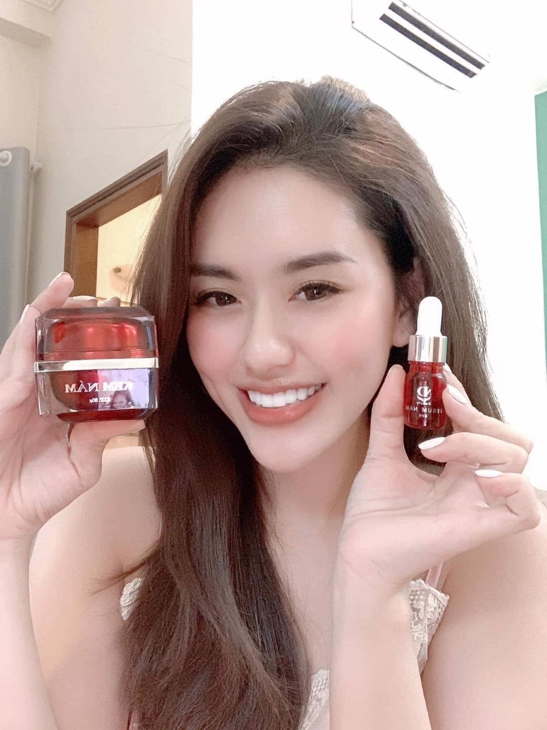 Combo Lựu Đỏ Kem Nám Melasma Và Serum Giảm Nám MD Beauty - 8938510826365