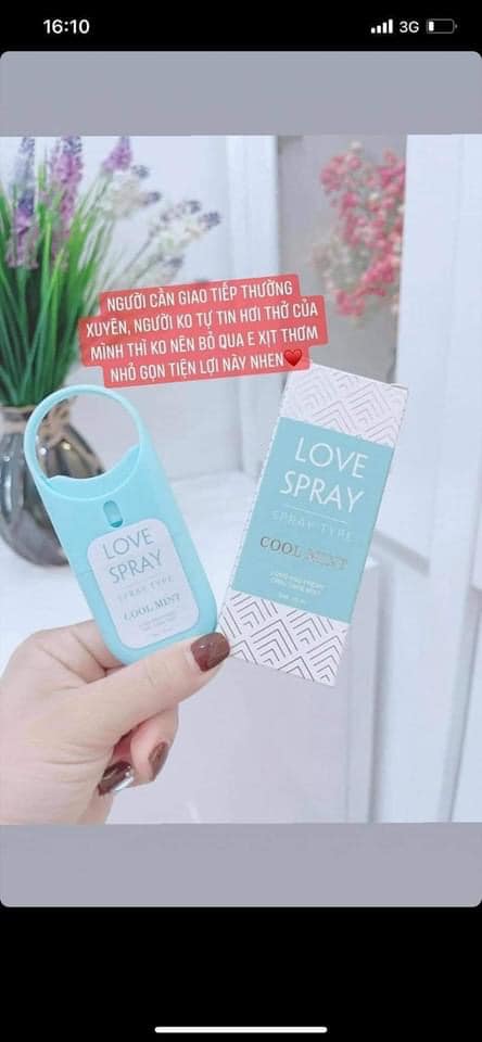 Xịt thơm miệng Love Spray Q-Lady