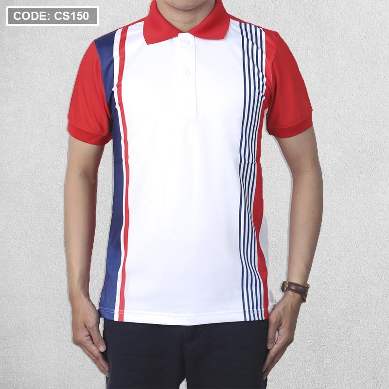 Áo thun sọc Polo nam cổ bẻ Áo thun sọc Polo nam cổ bẻ