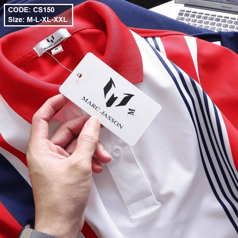 Áo thun sọc Polo nam cổ bẻ Áo thun sọc Polo nam cổ bẻ