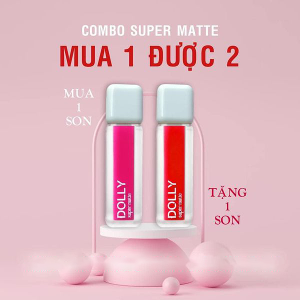 Son kem lì Dolly Super Matte Son kem lì Dolly Super Matte