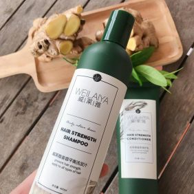 Combo bộ dầu gội xả Weilaiya mọc tóc chiết xuất gừng xả