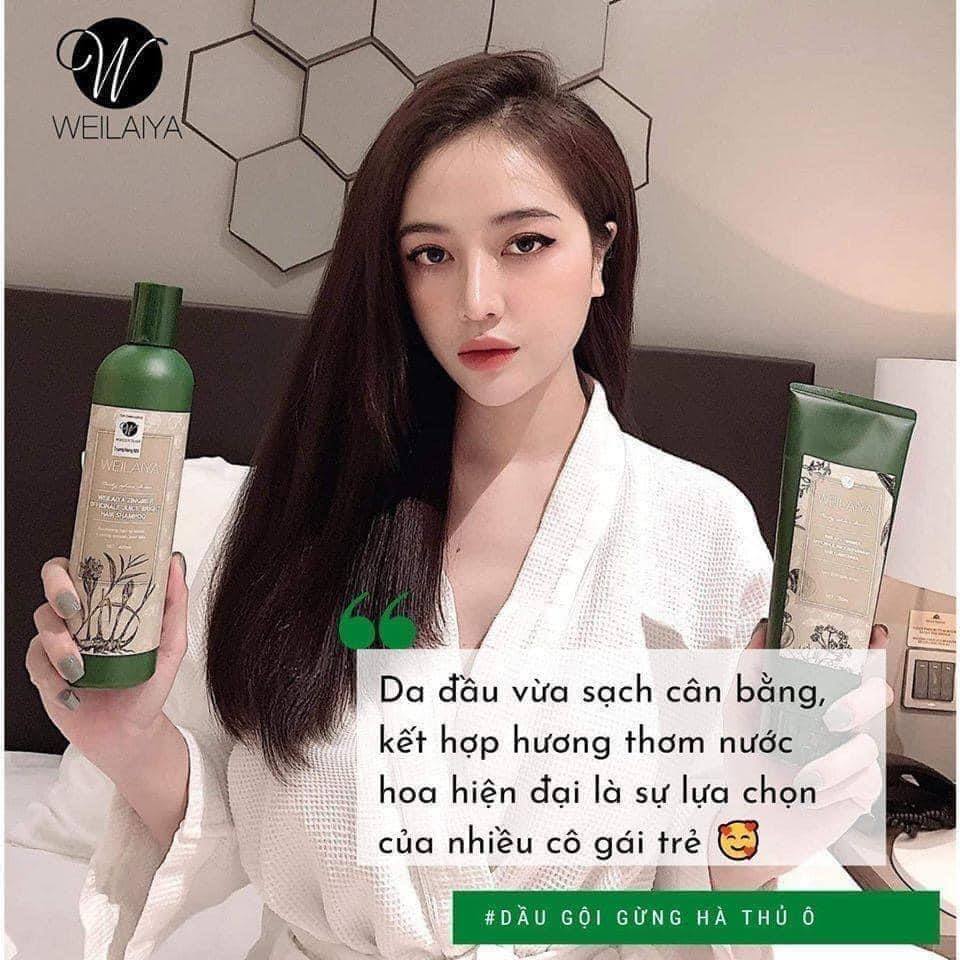 Dầu gội gừng xả gừng hà thủ ô Weilaiya