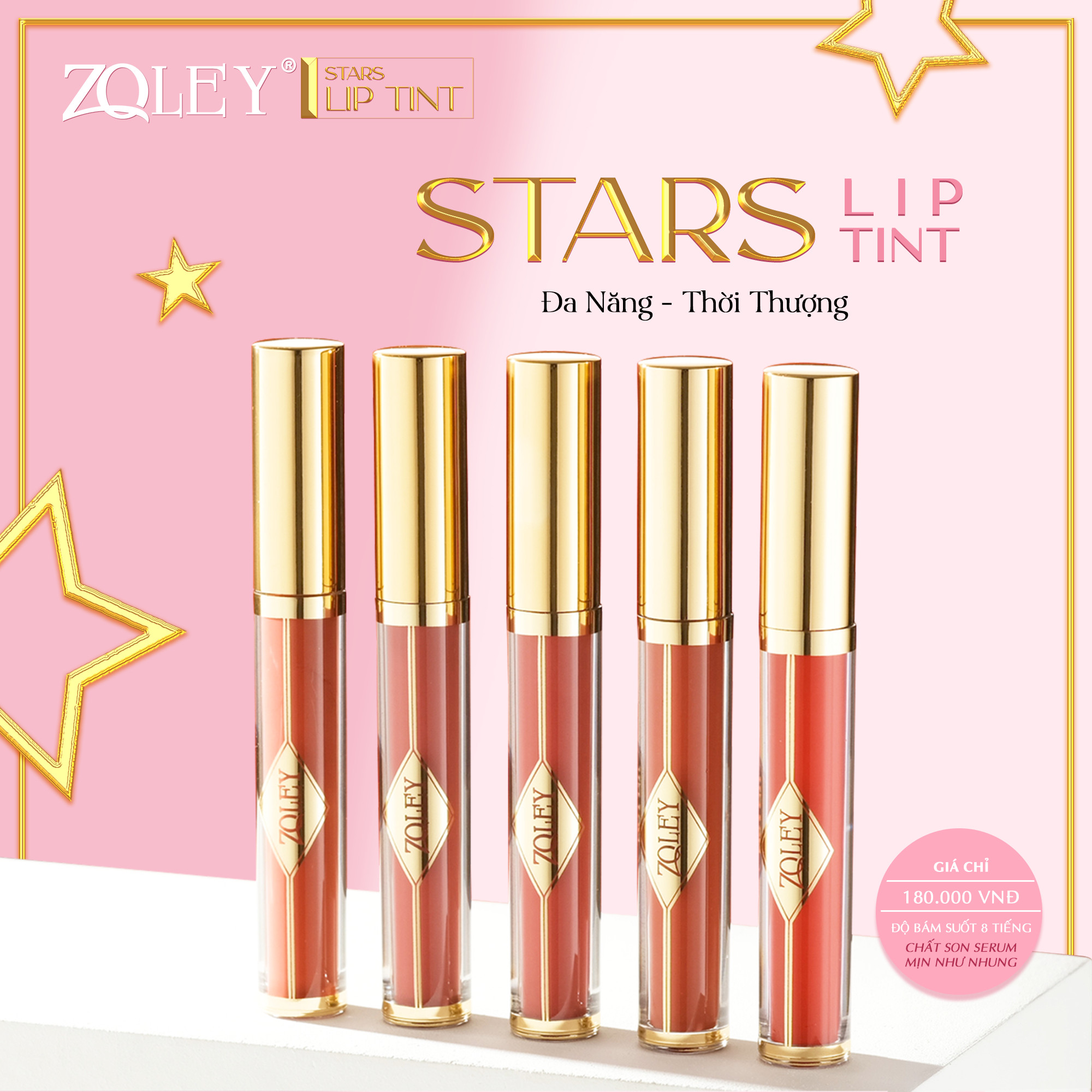 Son Zoley Z05 màu cam đất