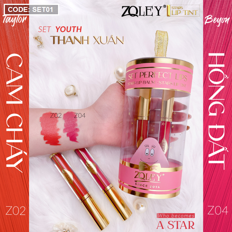 Set 2 son Stars Zoley chính hãng