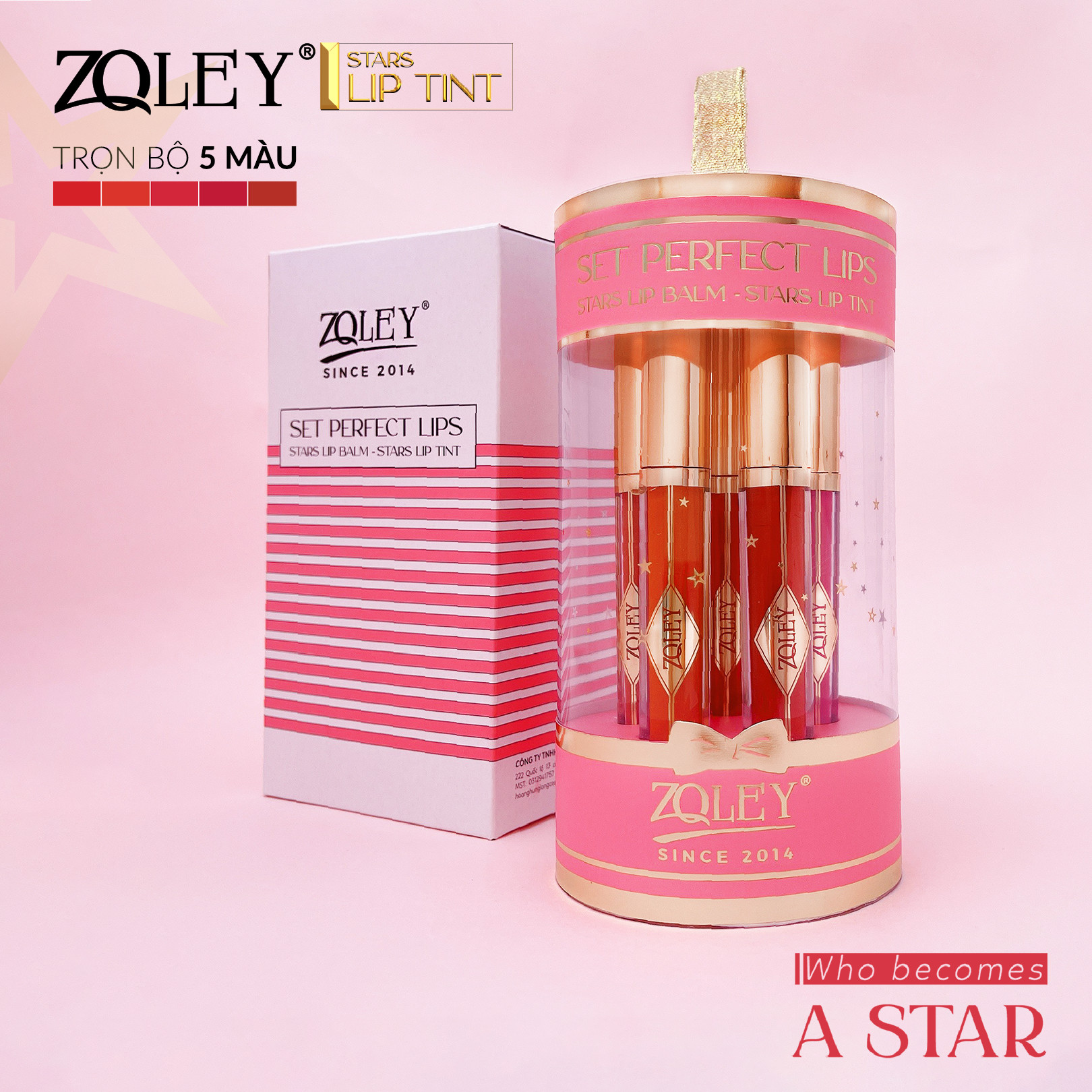 Set 2 son Stars Zoley chính hãng