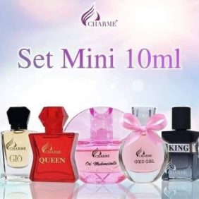 Set 5 chai nước hoa Charme mini 10ml chính hãng - 8938509617844