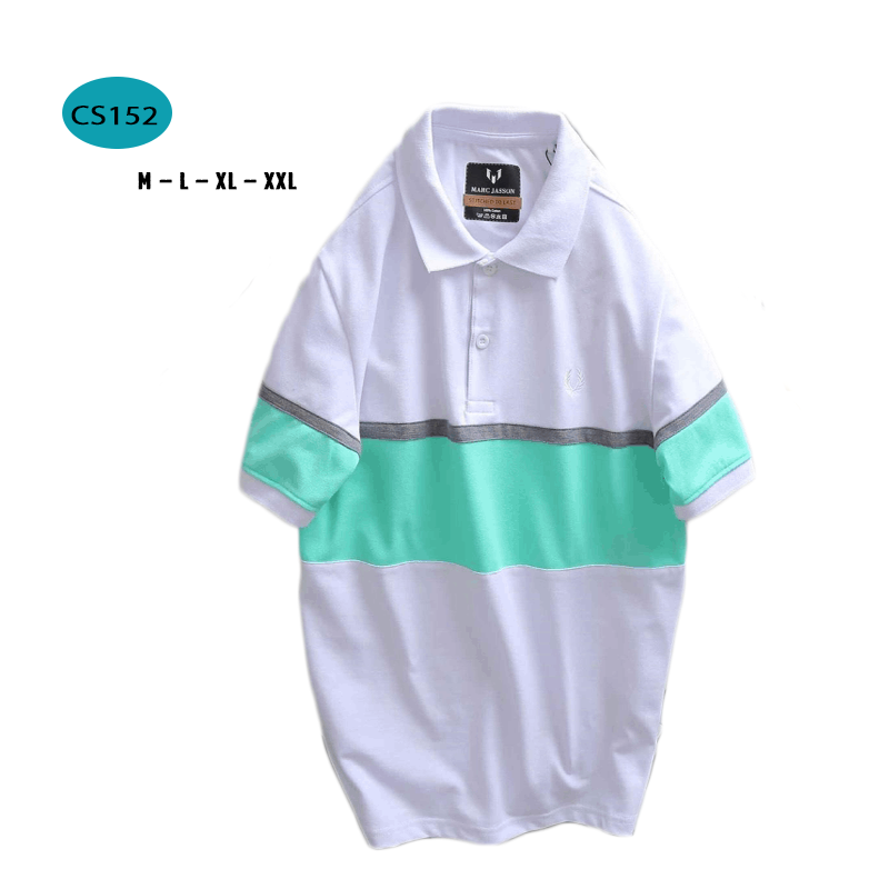 15230-63-11.png Áo Thun Nam Có Cổ Tay Ngắn Phối Sọc - CS152