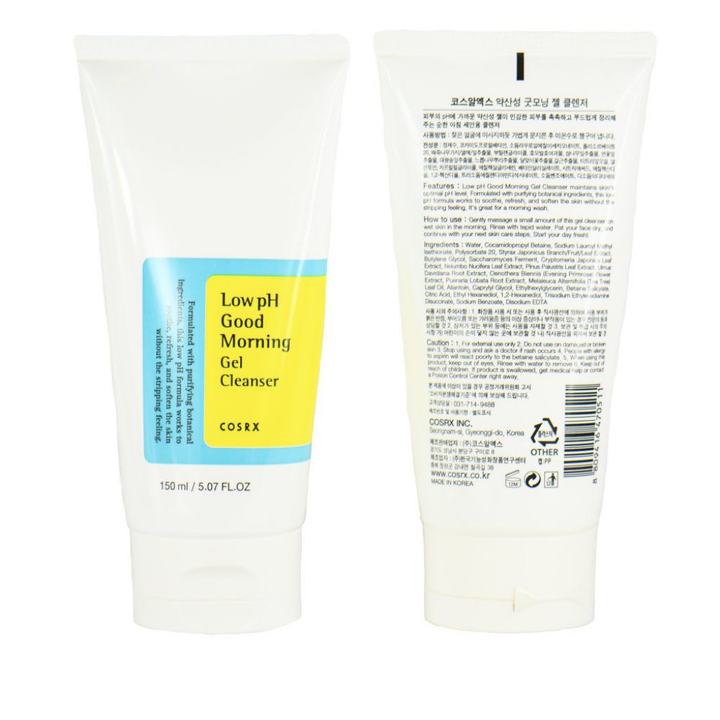 Sữa rửa mặt Cosrx Low PH Good Morning Gel Cleanser 150ml Sữa rửa mặt Cosrx Low PH Good Morning Gel Cleanser 150ml