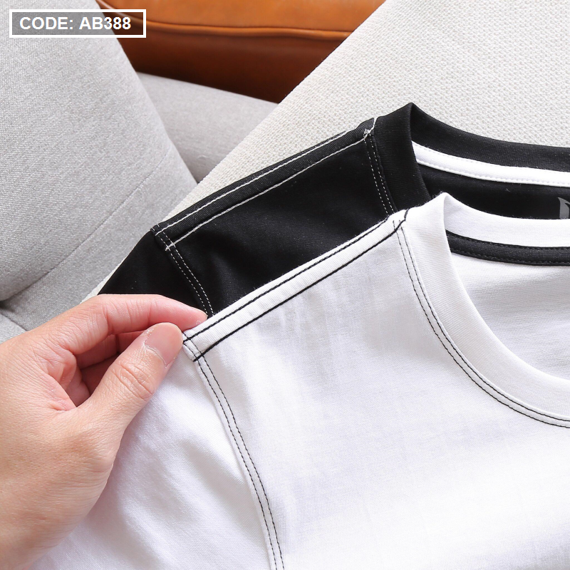 15403-z2574887221333-4588ab6556ca70a38d352e0d49b94ad4-7.png Áo Thun Nam Cổ Tròn Thêu Logo (Có Size 3XL) - AB388