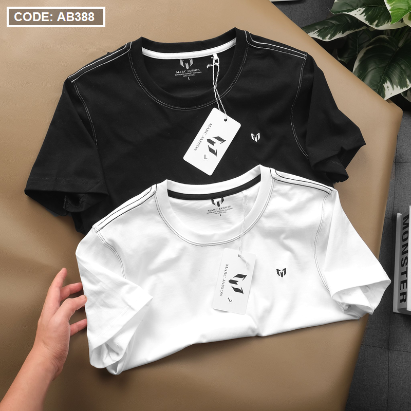 15403-z3500270986433-9208f60e200d69f3483f3b824ef88e51-6.png Áo Thun Nam Cổ Tròn Thêu Logo (Có Size 3XL) - AB388