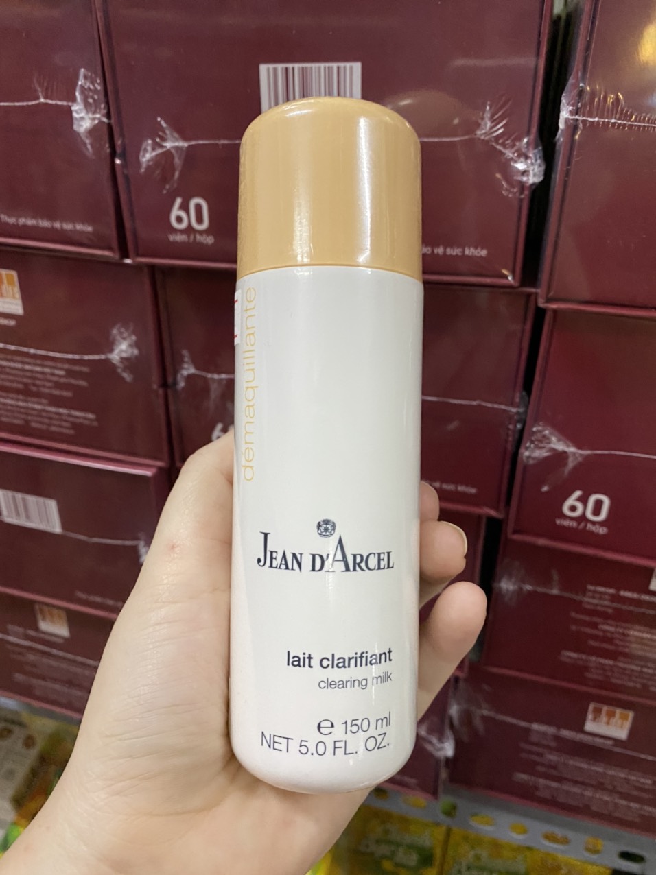 Xưởng sỉ sữa rửa mặt cho da dầu và da mụn Clearing milk Jean d'Arcel 150ml Xưởng sỉ sữa rửa mặt cho da dầu và da mụn Clearing milk Jean d'Arcel 150ml