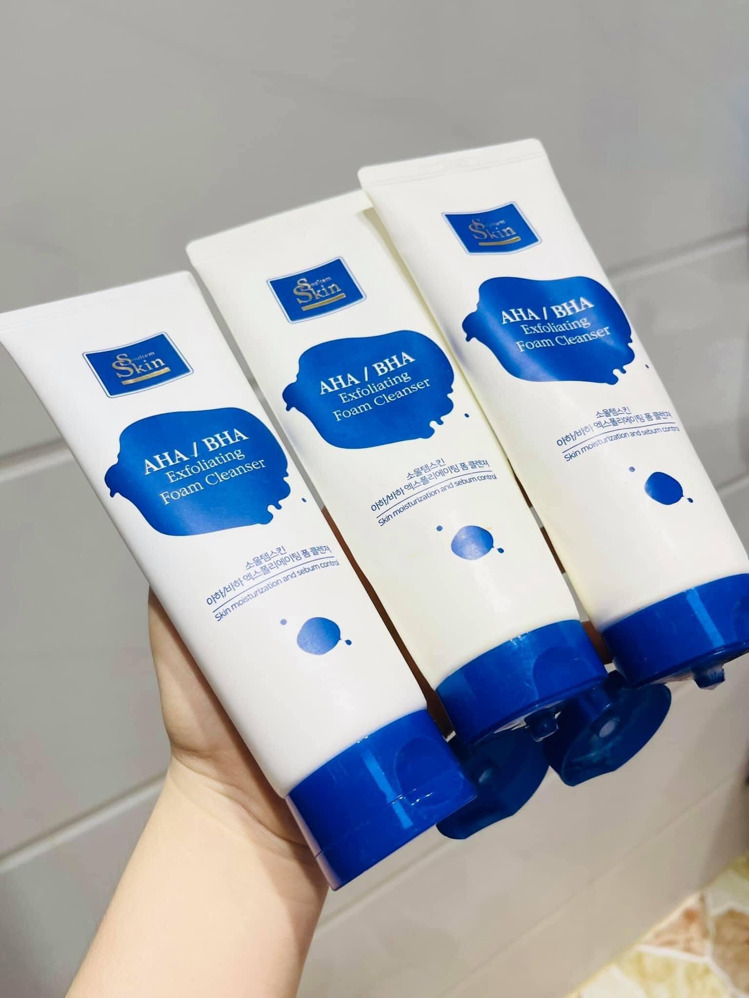 Kho sỉ sữa Rữa Mặt Soultem Skin Aha Bha Hàn Quốc Sữa Rữa Mặt Soultem Skin Aha Bha Hàn Quốc