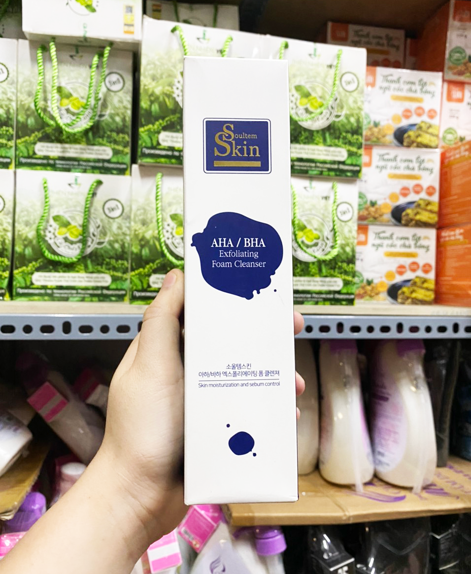 Kho sỉ sữa Rữa Mặt Soultem Skin Aha Bha Hàn Quốc Sữa Rữa Mặt Soultem Skin Aha Bha Hàn Quốc