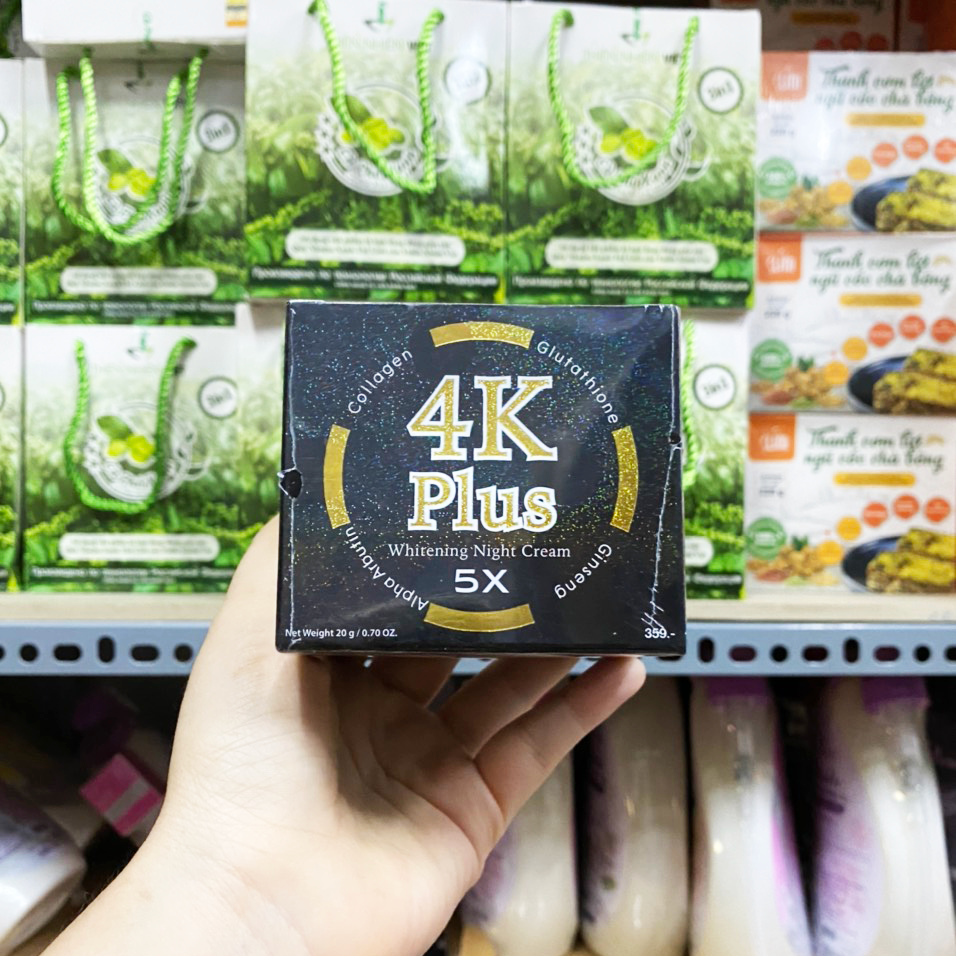 15458-z2722236768534-d5b2f12b394c371ab7277feac3f612ee-4.png Kem Dưỡng Trắng Da Ban Đêm 4K Plus 5X Màu Đen - 8858955005357