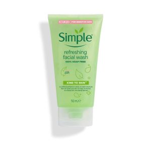 Sữa rửa mặt Simple dạng gel Kind To Skin Refreshing Facial Wash Ge 150ml chính hãng - 5011451103863