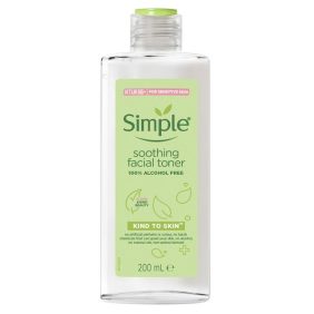 Nước hoa hồng Simple Kind to Skin Soothing Facial Toner 200ml chính hãng - 5011451103856