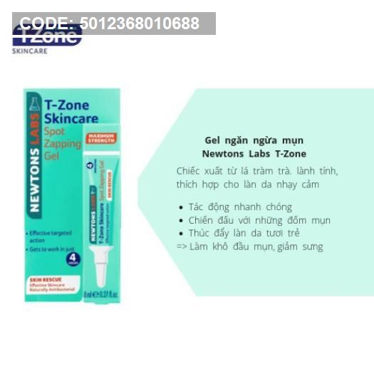 Gel hỗ trợ giảm mụn cấp tốc T-Zone chính hãng Gel hỗ trợ giảm mụn cấp tốc T-Zone chính hãng