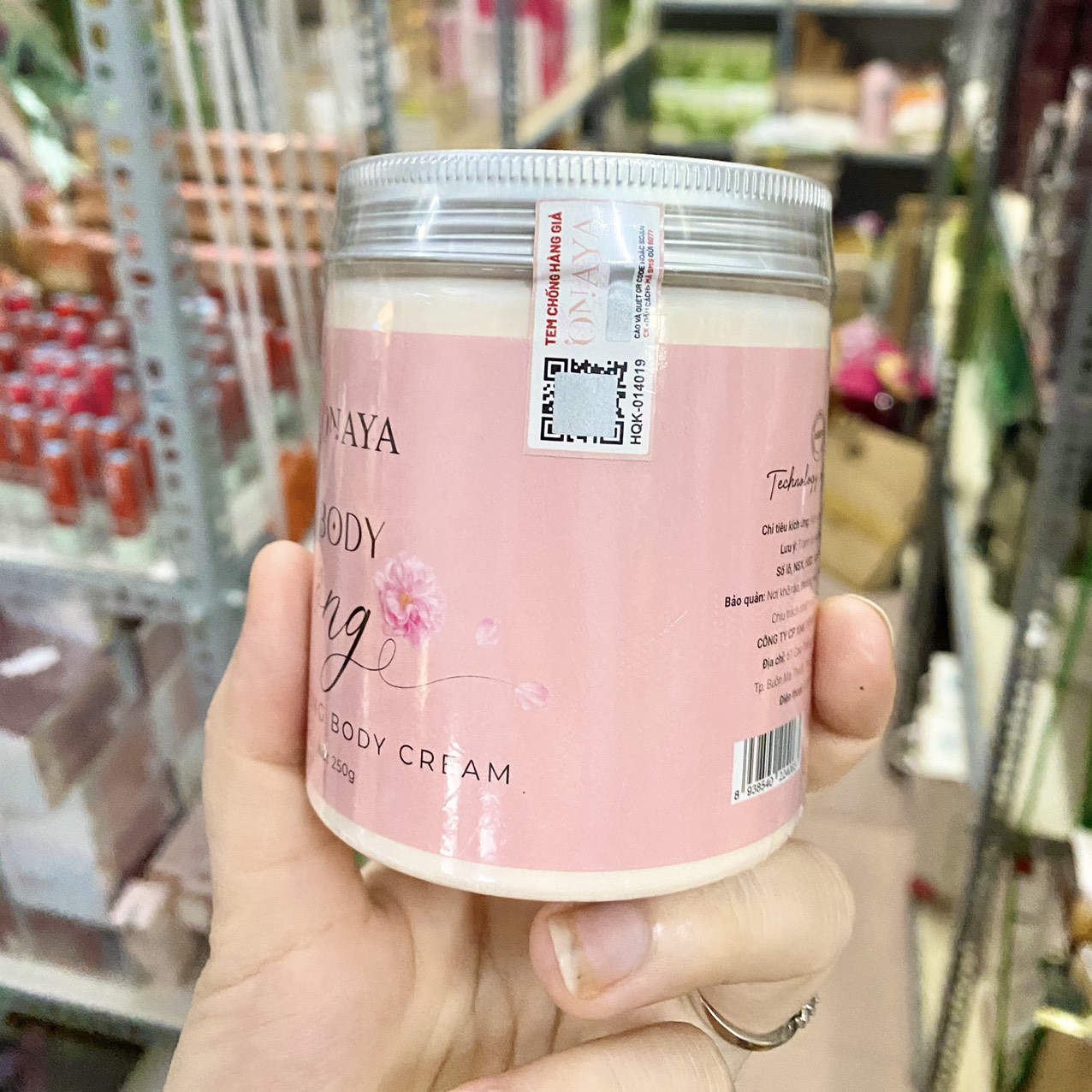 Kem Body Bông Onaya 250g