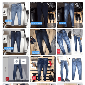 Tổng hợp quần jean nam còn mẫu còn size - QNTH01