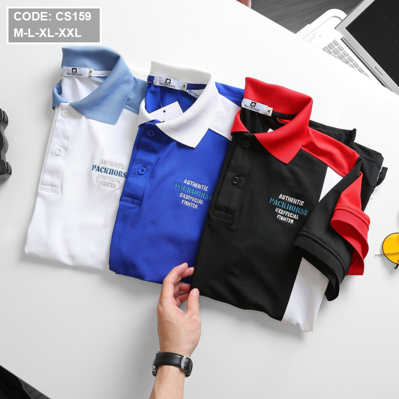 15731-z2944456802101-f22fa01091dae1ac01f0ce4e67ec93dc-7.png Áo Thun Nam Cá Sấu Poly Cổ Bẻ Ghép Vải Thêu Chữ - CS159