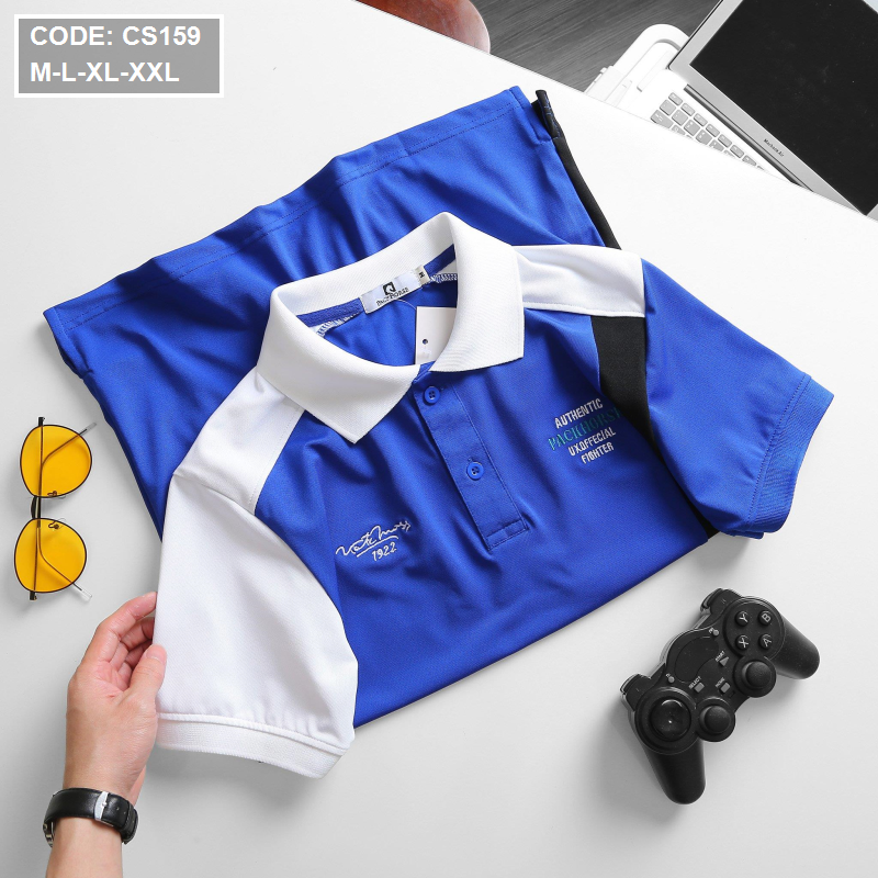 15731-z2944456839924-99ab74fa4088f7cf2ecbd00903c5e4d7-9.png Áo Thun Nam Cá Sấu Poly Cổ Bẻ Ghép Vải Thêu Chữ - CS159