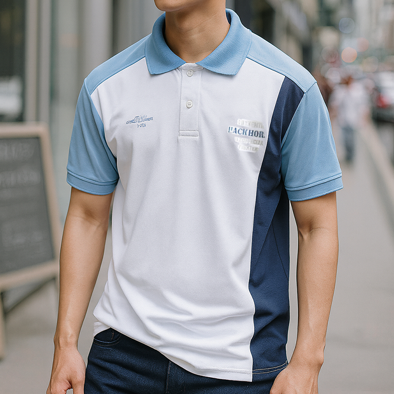 Bỏ sỉ áo Thun Nam Cá Sấu Poly Cổ Bẻ Ghép Vải Thêu Chữ Bỏ sỉ áo Thun Nam Cá Sấu Poly Cổ Bẻ Ghép Vải Thêu Chữ