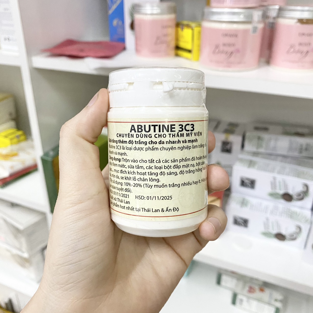 Kem Kích Trắng Abutine 3C3 100g