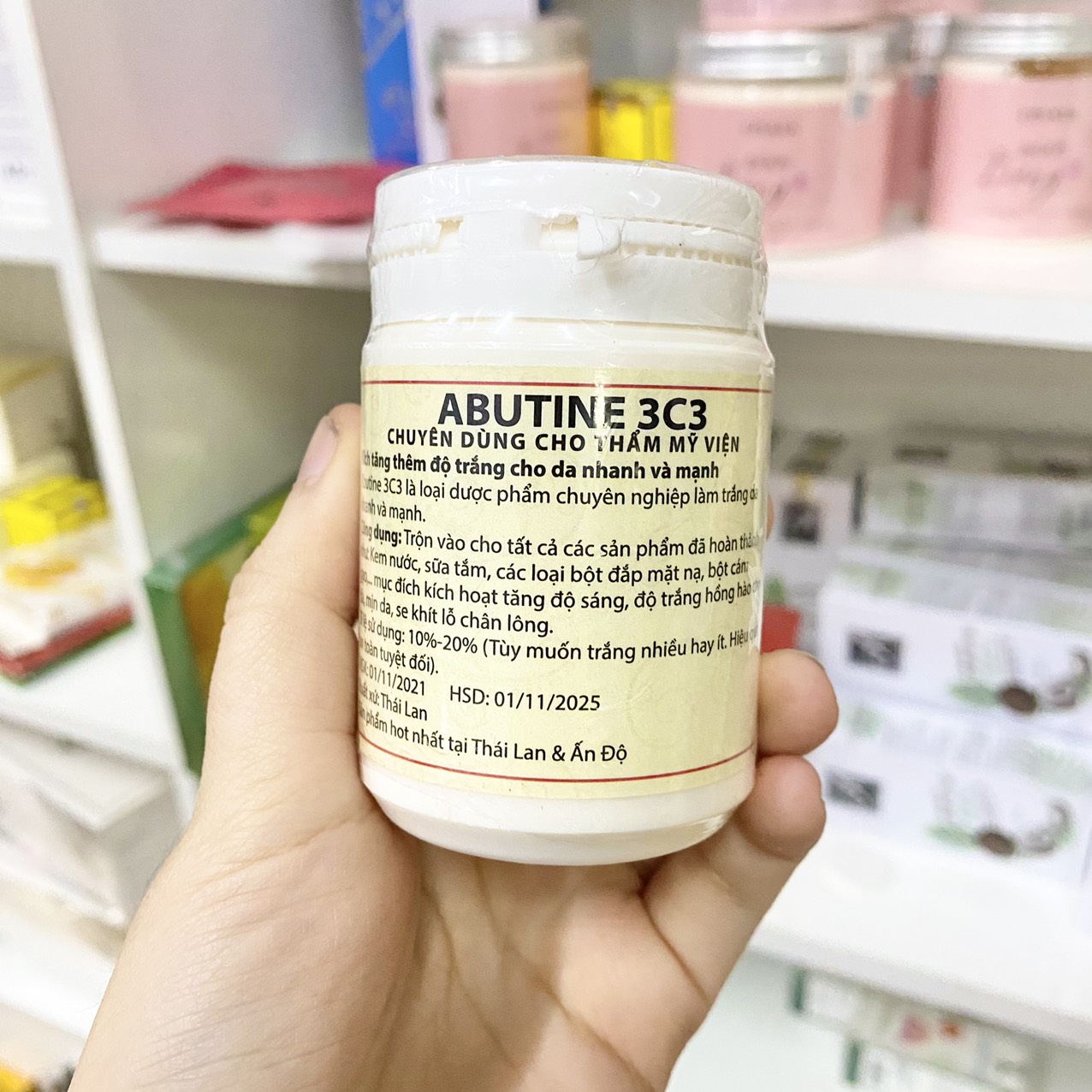 Kem Kích Trắng Abutine 3C3 100g